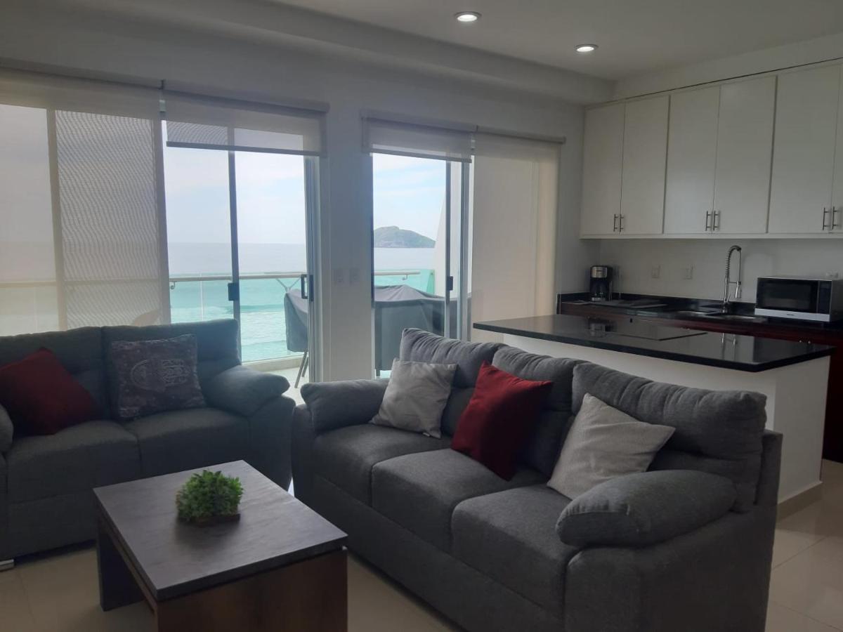 Hermoso Y Moderno Departamento Frente Al Malecon Con Preciosa Vista Al Mar Масатлан Экстерьер фото
