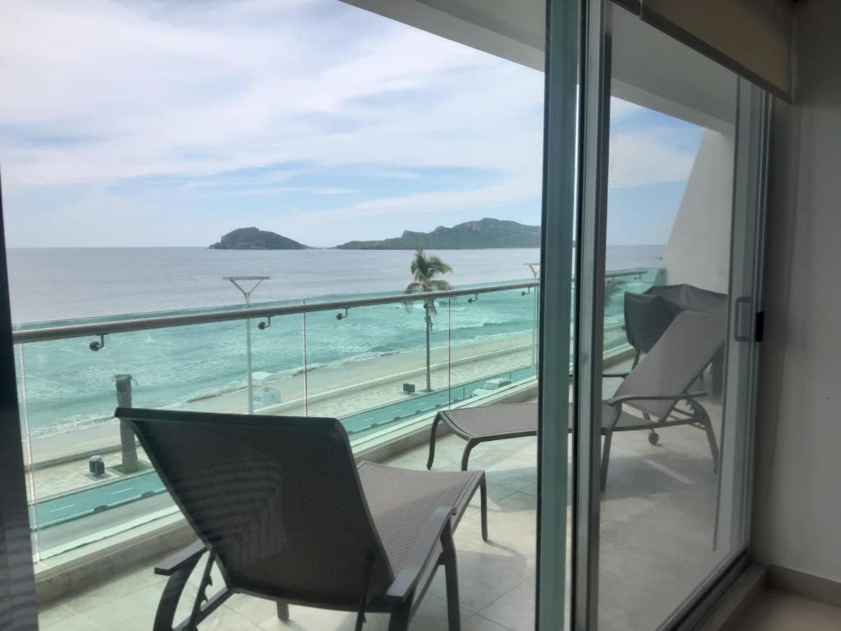 Hermoso Y Moderno Departamento Frente Al Malecon Con Preciosa Vista Al Mar Масатлан Экстерьер фото